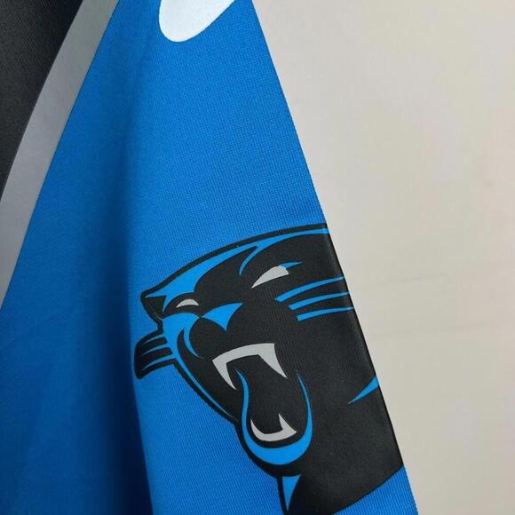 New Nike Carolina Panthers Clowney #7 Jersey Men’s 2XL Blue NFL Alternate - Picture 8 of 9